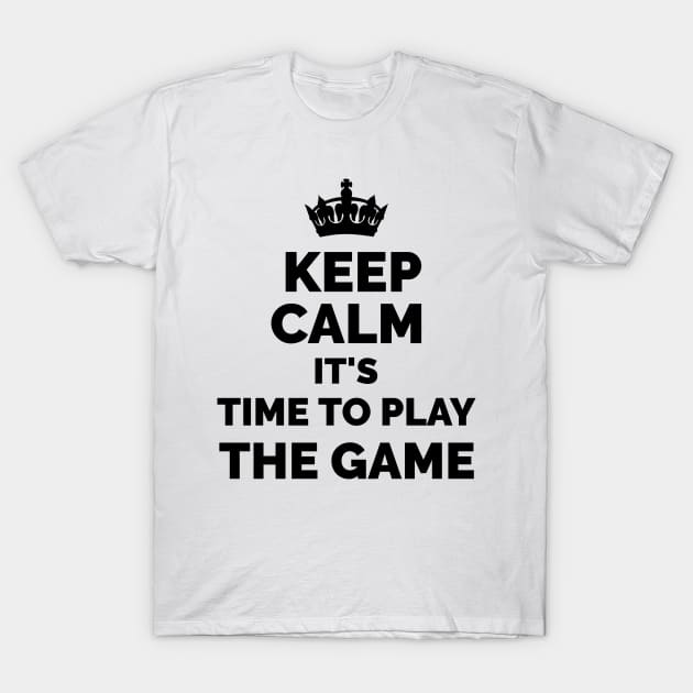 Keep Calm It's Time To Play The Game - WWE Triple H inspired T-Shirt by WizardingWorld